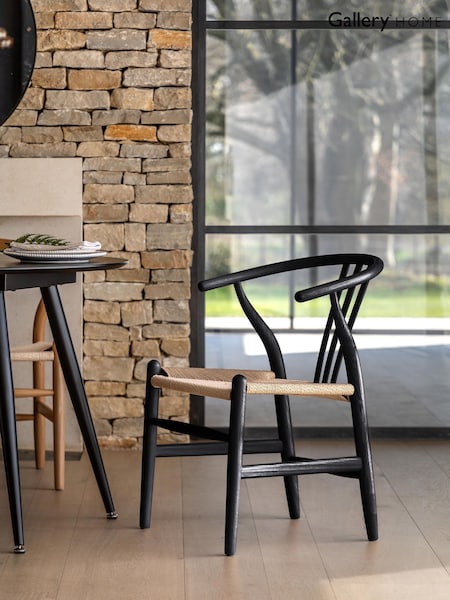 Gallery Home Set of 2 Light Wood Knightsbridge Chairs (Y98409) | £480