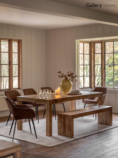 Gallery Home Natural Fairview Dining Table (Y98419) | £1,200