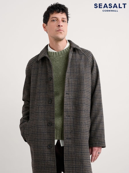 Seasalt Cornwall Brown Roskorwell Coat (Y98427) | £190
