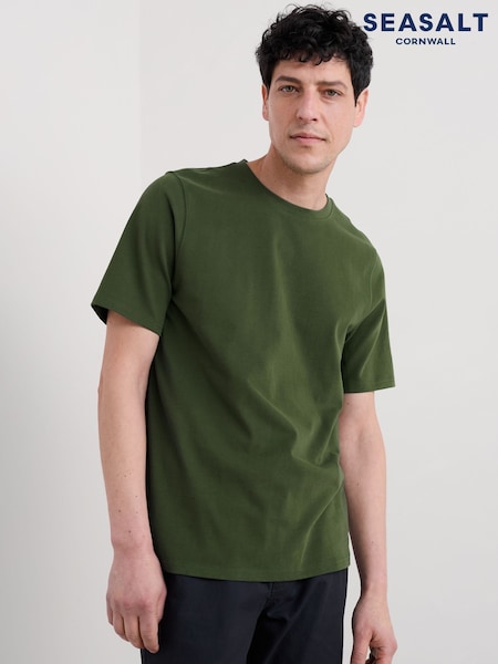 Seasalt Cornwall Green Merthen T-Shirt (Y98434) | £30