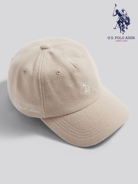 U.S. Polo Assn Natural Boucle Cap (Y98445) | £25