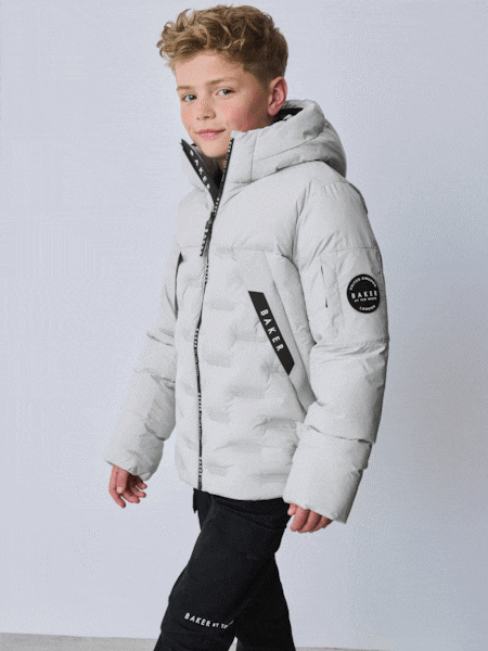 Grey - Baker By Ted Baker Shower Resistant Heatseal Coat