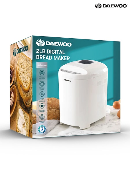 Daewoo White Digital Bread Maker 2LB (Y99155) | £180