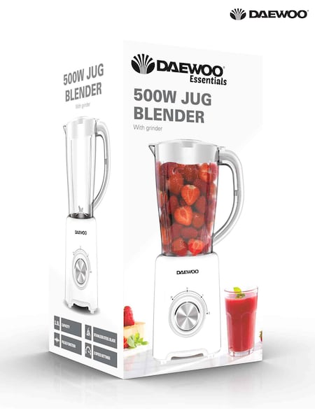 Daewoo White Table Blender And Grinder (Y99174) | £60