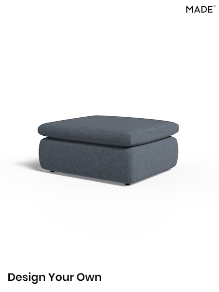 Boucle Textured Weave/Slate Blue Jackson By Made (Y99272) | £550