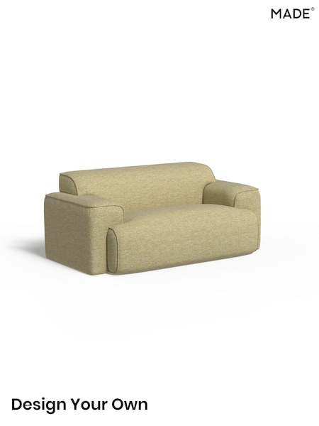 Boucle Textured Weave/Pale Fir Green Avalon By Made (Y99280) | £1,099