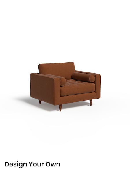 Etched Chenille/Rust Orange Scott By Made (Y99342) | £875