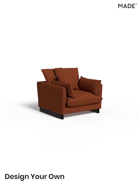 Matt Velvet Easy Clean/Cinnamon Brown Whitby By Made (Y99353) | £999