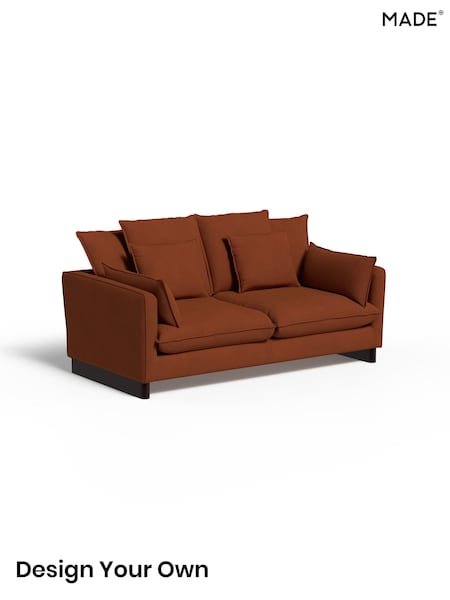 Matt Velvet Easy Clean/Cinnamon Brown Whitby By Made (Y99353) | £1,399