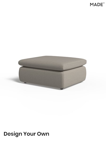 Textured Slub Weave/Pumice Grey Jackson By Made (Y99431) | £525