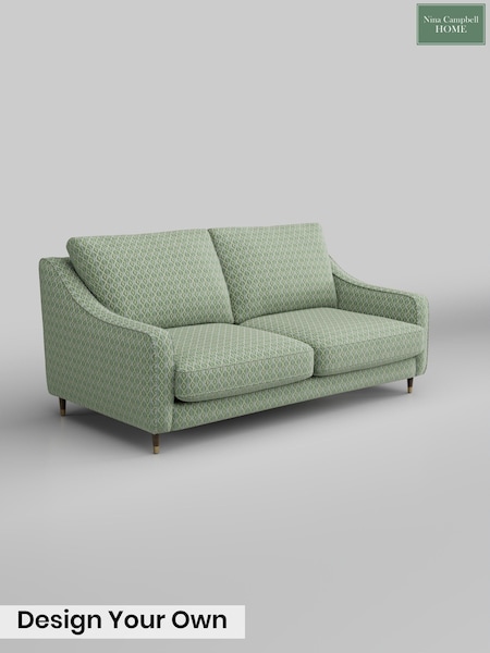 Arden Ikat/Leaf Green Rosebury By Nina Campbell (Y99506) | £1,575