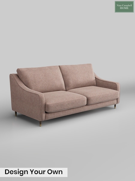 Leander Tweed/Terracotta Blush Pink Rosebury By Nina Campbell (Y99518) | £1,450