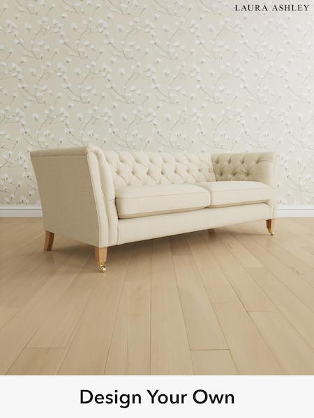Orla/Oyster Natural Chatsworth Button Back By Laura Ashley (Y99525) | £1,675