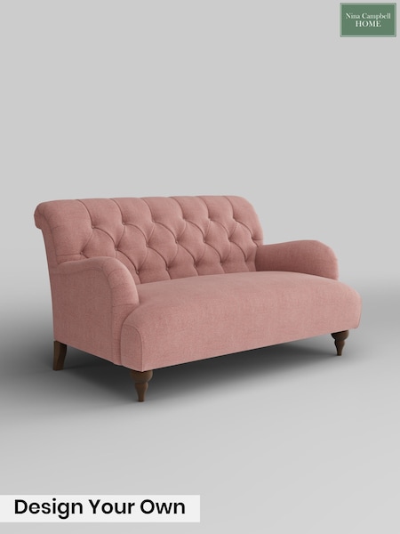 Soren Fine Boucle/Plaster Pink Milner By Nina Campbell (Y99532) | £1,150