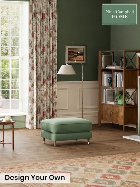 Wilbur Chenille/Forest Green - Rosebury By Nina Campbell