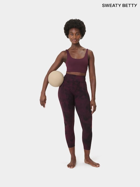Sweaty Betty Purple 7/8 Length Super Soft Yoga Leggings (Y99569) | £88