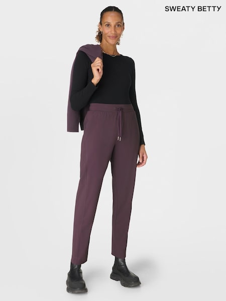 Sweaty Betty Purple 27 inch inside seam Winter Explorer Trousers (Y99606) | £118