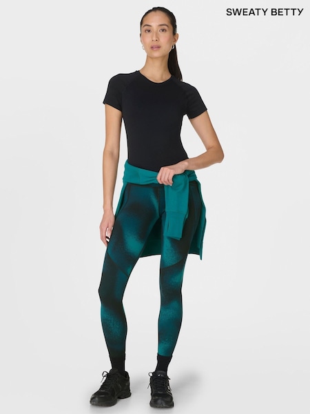 Sweaty Betty Green Full Length Power Workout Leggings (Y99614) | £88