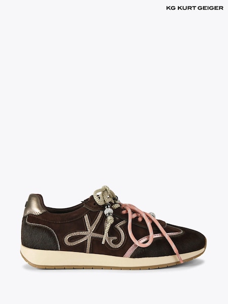 KG Kurt Geiger Brown KG KURT GEIGER Brown LALA Trainers (Y99626) | £149