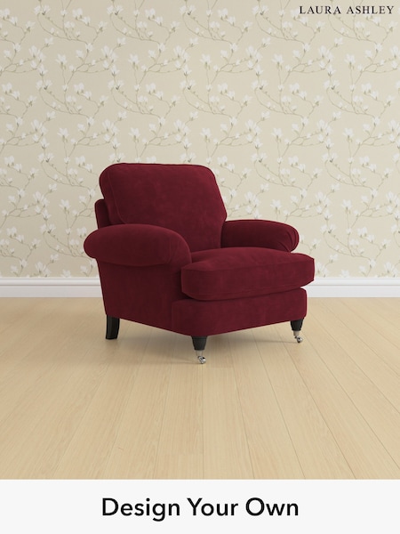 Alwyn Velvet/Burgundy Red Beaumaris By Laura Ashley (Y99658) | £900