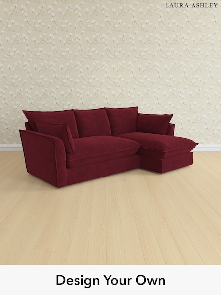 Alwyn Velvet/Burgundy Red Westerham By Laura Ashley (Y99663) | £2,200