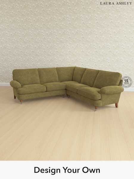 Alwyn Velvet/Olive Green Beaumaris By Laura Ashley (Y99671) | £2,800