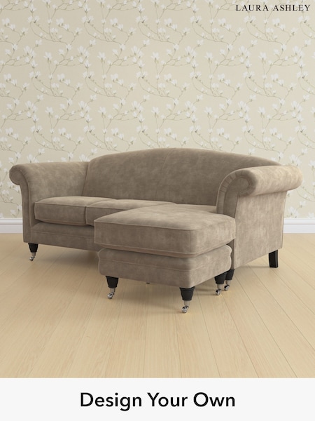 Alwyn Velvet/Truffle Natural Gloucester By Laura Ashley (Y99681) | £1,800
