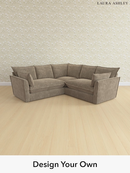 Alwyn Velvet/Truffle Natural Westerham By Laura Ashley (Y99682) | £2,900