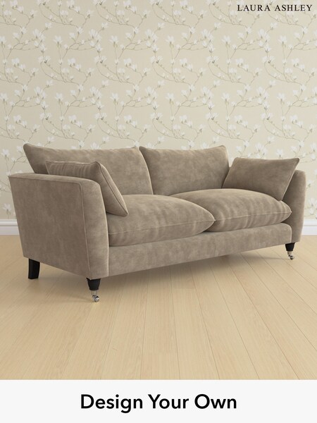 Alwyn Velvet/Truffle Natural Casterton By Laura Ashley (Y99684) | £1,425