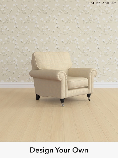 Birchgrove Check/Oatmeal Natural Kingston By Laura Ashley (Y99747) | £975