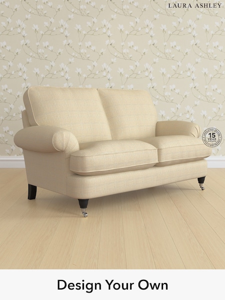 Birchgrove Check/Oatmeal Natural Beaumaris By Laura Ashley (Y99751) | £1,375