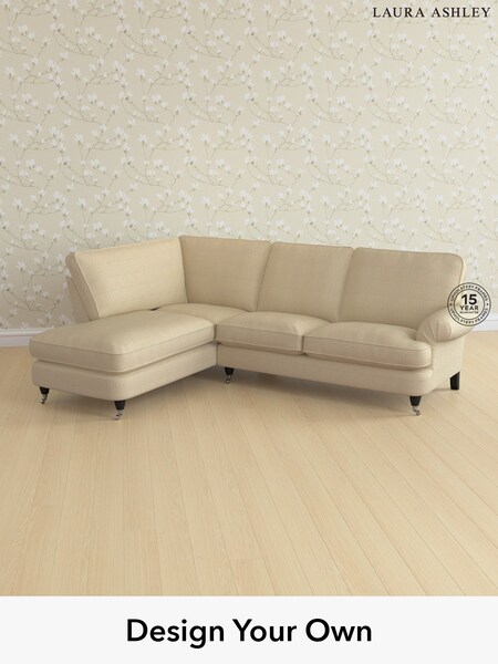 Birchgrove Check/Oatmeal Natural Beaumaris By Laura Ashley (Y99751) | £2,550