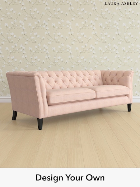 Edwin Chenille/Blush Pink Chatsworth Button Back By Laura Ashley (Y99764) | £1,700