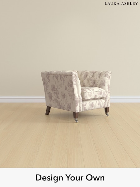 Gosford Weave/Dusky Plum Purple Chatsworth Button Back By Laura Ashley (Y99821) | £1,000