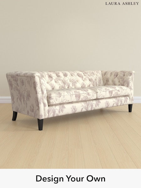 Gosford Weave/Dusky Plum Purple Chatsworth Button Back By Laura Ashley (Y99821) | £1,625