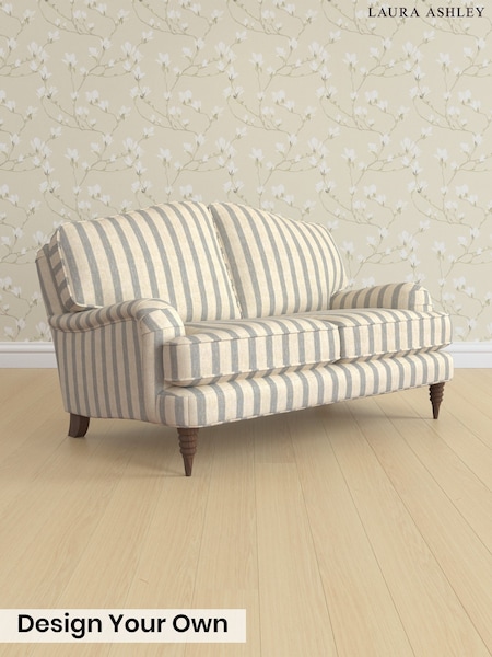 Kinsham Stripe/Seaspray Blue Lynden By Laura Ashley (Y99921) | £1,250