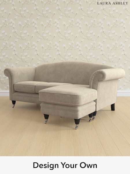 Lundar Chenille/Truffle Natural Gloucester By Laura Ashley (Y99925) | £1,800