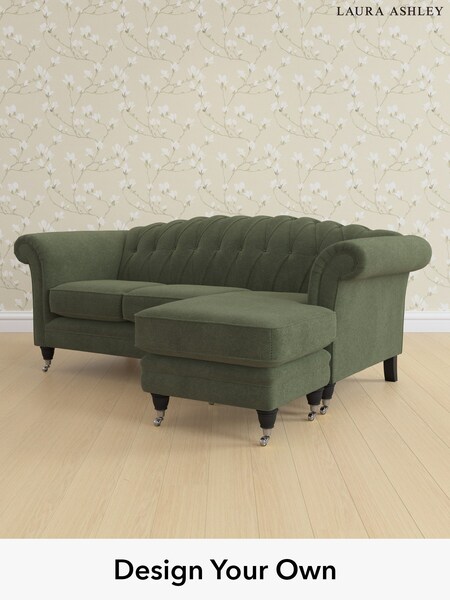 Lundar Chenille/Ivy Green Gloucester Button Back By Laura Ashley (Y99926) | £1,900