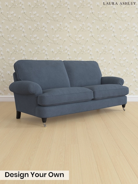 Lundar Chenille/Navy Blue Beaumaris By Laura Ashley (Y99944) | £1,425