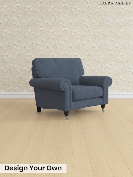 Lundar Chenille/Navy Blue Kingston By Laura Ashley (Y99949) | £975