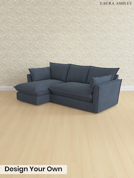 Lundar Chenille/Navy Blue Westerham By Laura Ashley (Y99959) | £2,200