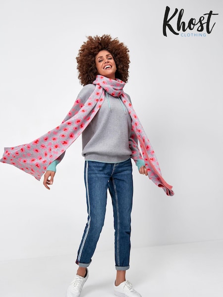 Khost Blue Clothing Stripe Girlfriend Jeans (100408) | €18