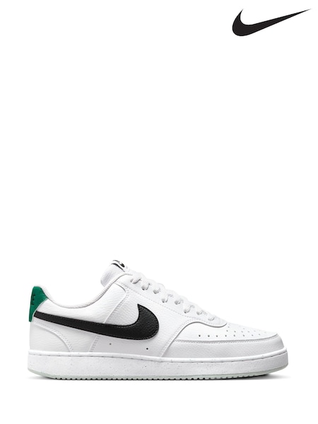 Nike White/Blue Court Vision Trainers (101307) | €47.50