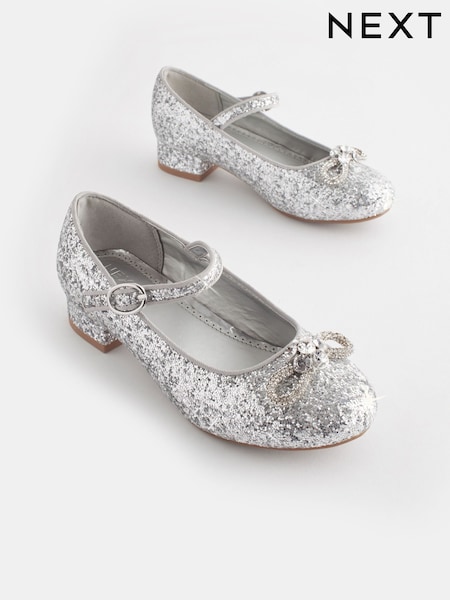 أربة فضي لميع - Mary Jane Occasion Heel Shoes (101617) | ‏155 ر.س.‏ - ‏197 ر.س.‏
