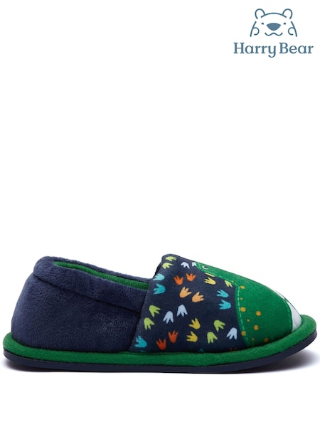 Harry Bear Blue Dinosaur Printed Slippers (101695) | ₪75