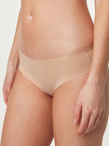 Pastel Rose Nude - תחתונים עם שוליים מסולסלים ללא קו תפר גלוי (102126) | ‏27‏₪