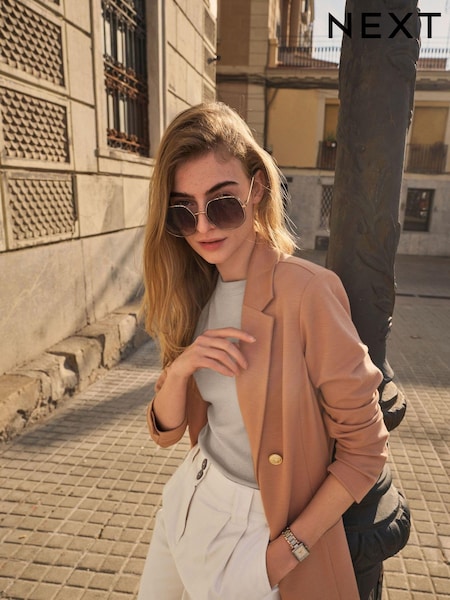 Camel Neutral Ponte Blazer (102594) | €13