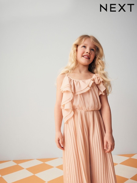 وردي - Ruffle Jumpsuit (3-16yrs) (102615) | ‏73 د.إ.‏ - ‏ 91‏ د.إ.