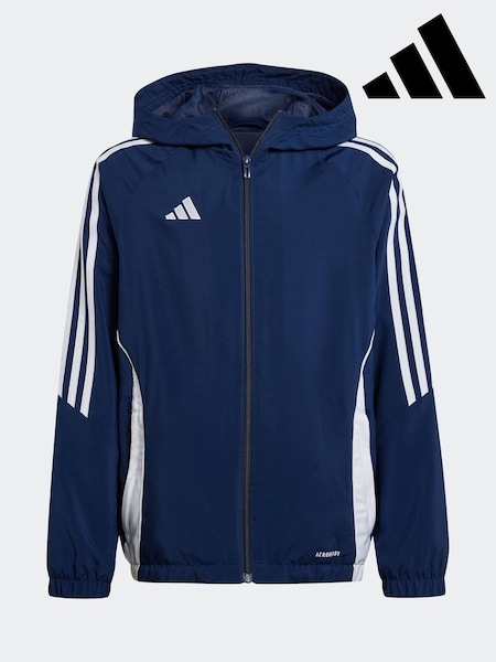 adidas Blue Grey Tiro 24 Windbreaker Jacket (102773) | AED204