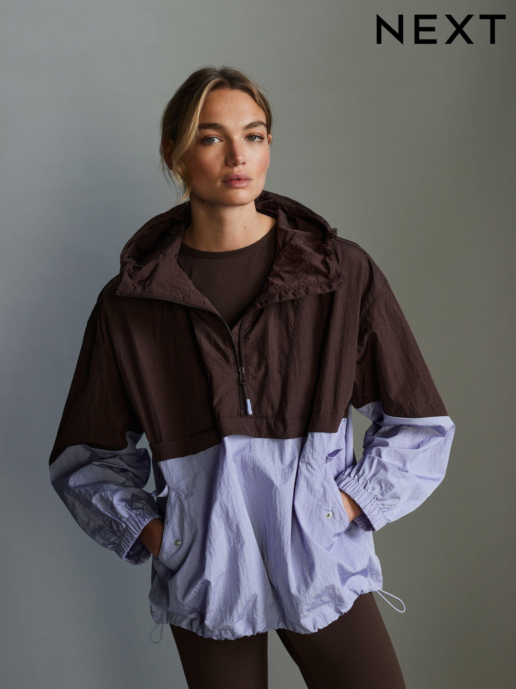 Quarter zip raincoat shop